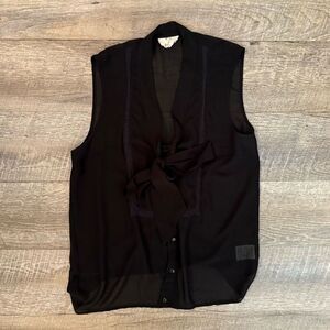 Pins and Needles Black Sleeveless Shirt Size Small